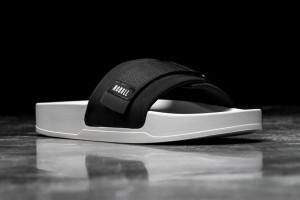 Black Ivory Nobull Adjustable Slide | 459FTLYXQ