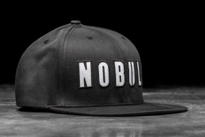 Black Nobull NOBULL Varsity Flat-Brim Hat | 740GWKTSC