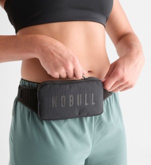 Black Nobull Reflective Running Belt | UVIZM8473