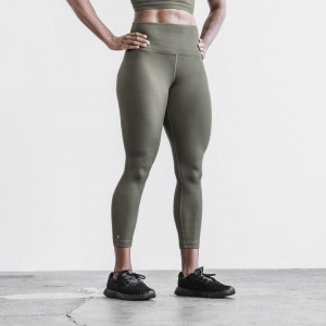 Dark Fallen Rock Matte Nobull High-Rise Matte Tight 25" | PUCMN3268