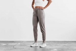 Dark Fallen Rock Nobull Women'S Blended Merino Wool Jogger | 614USTCRB