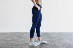 Deep Navy Madison Nobull Mid-Rise 7/8 Tight | 260GMOYUB