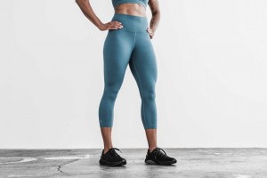 Deep Teal Matte Nobull High-Rise Crop (Matte) | 624YDEOMH