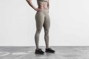 Fallen Rock Heather Nobull Mid-Rise Tight (Plush Heather) | 897CEFJTB