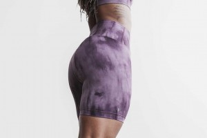 Nightshade / Plum Tie-Dye Nobull High-Rise Short 6 inches (Tie-Dye) | 736MLIXNB