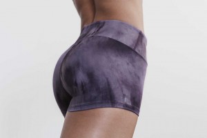 Nightshade / Plum Tie-Dye Nobull Short 2 inches (Tie-Dye) | 981FDCXJQ