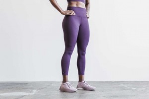 Plum Matte Nobull High-Rise 7/8 Tight (Matte) | 209AQBWRP