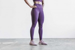 Plum Matte Nobull High-Rise Tight (Matte) | 456OMXNIB