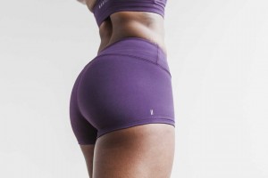 Plum Matte Nobull Short 2 inches (Matte) | 836NJKMRU