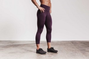 Plum Nobull High-Rise Crop | 926LSRIZE