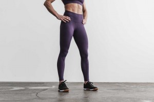 Plum Nobull High-Rise Tight | 281CHVBAT