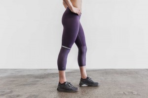 Plum Nobull Pace Crop | 693XONVKG