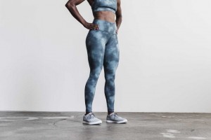 Slate / Ink Tie-Dye Nobull High-Rise Tight (Tie-Dye) | 795KOZUIW