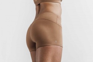 Toffee Matte Nobull Short 2 inches (Matte) | 649HCTZUA