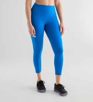 Vivid Blue Nobull High-Rise Matte Pocket Tight 25" | RMIVK8243