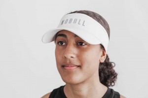 White Nobull NOBULL Visor | 269EMLWYU