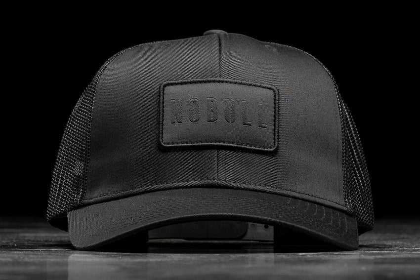 All Black Nobull Nobull Curved-Brim Trucker | 864KOCDGW