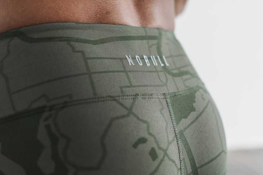 Army Green Madison Nobull Crop | 480IFWPAL