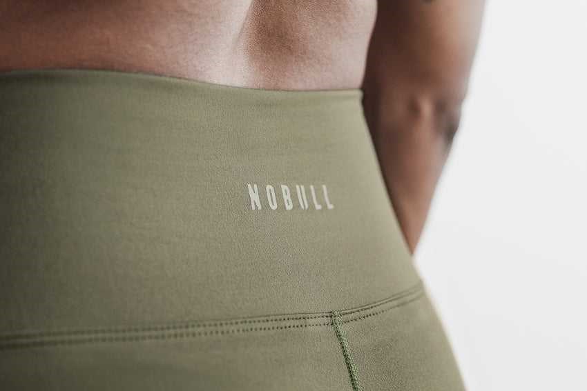 Army Green Matte Nobull High-Rise Tight (Matte) | 078JORLDU