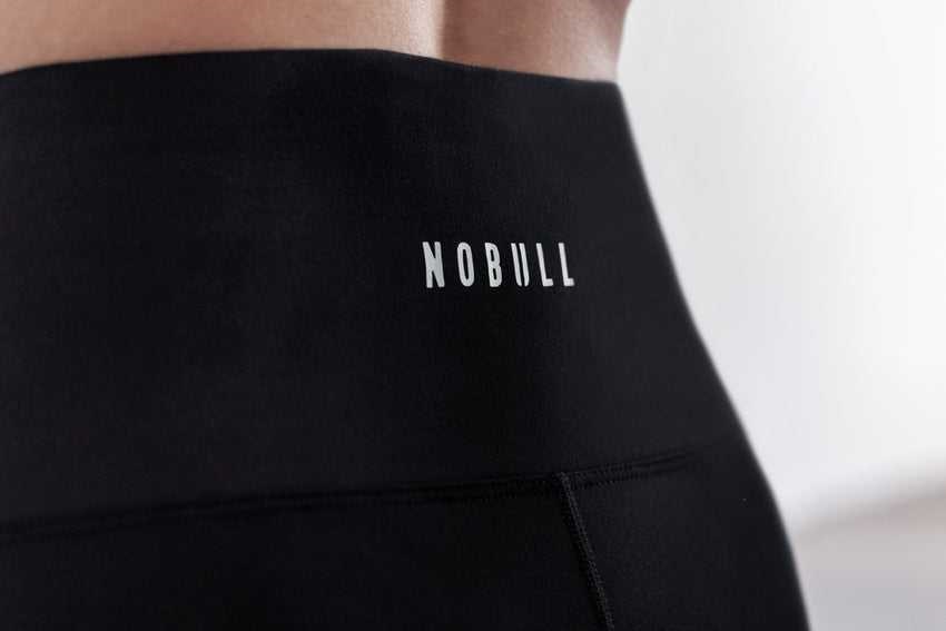 Black Matte Nobull High-Rise Crop (Matte) | 213HUNGKZ