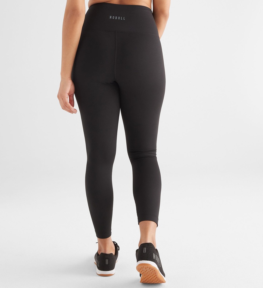 Black Matte Nobull High-Rise Matte Tight 25