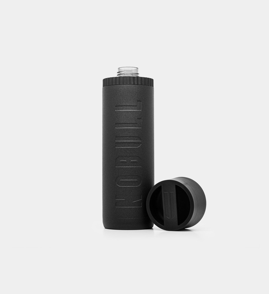 Black Matte Nobull NOBULL All-Temp Water Bottle | RIFKA2831