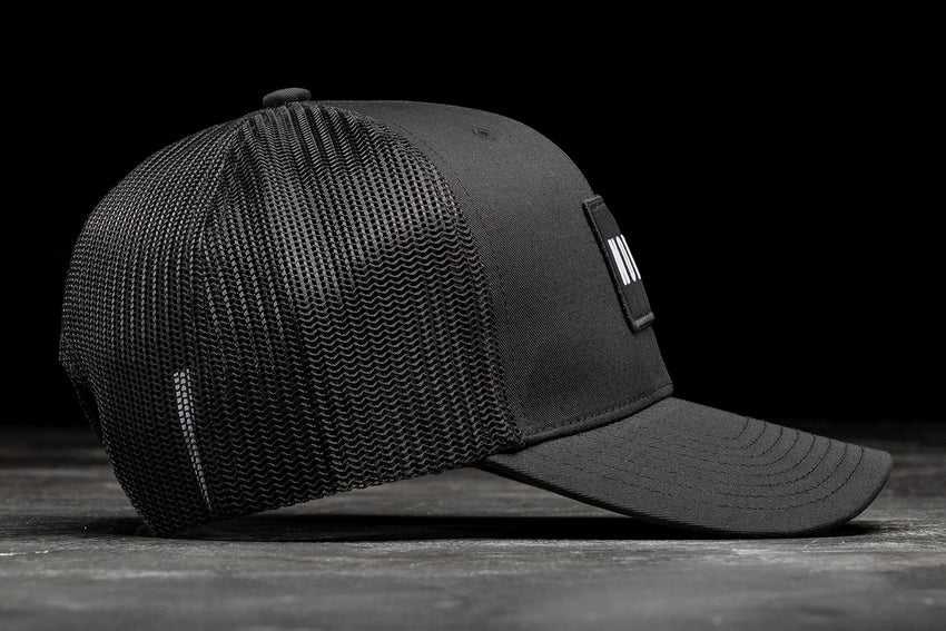 Black Nobull Nobull Curved-Brim Trucker | 461SUCQMY