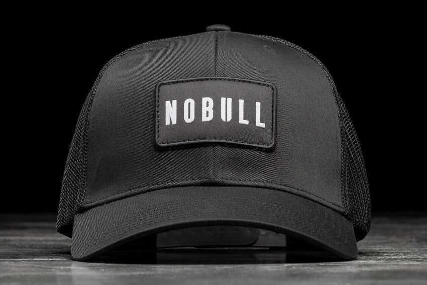 Black Nobull Nobull Curved-Brim Trucker | 461SUCQMY