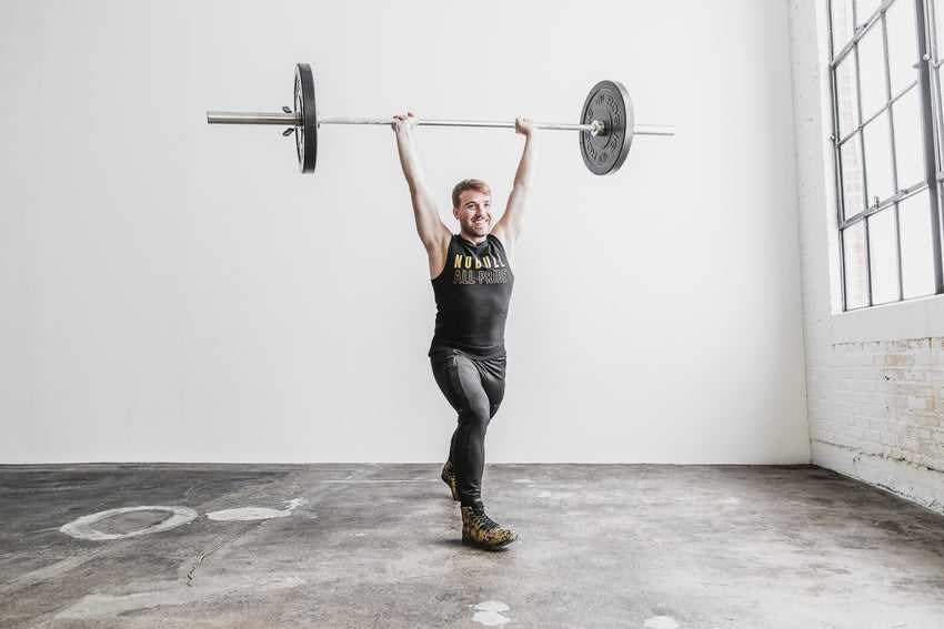 Black / Gold Nobull Sleeveless Crew Sweatshirt (Pride) | 305HGLTUZ