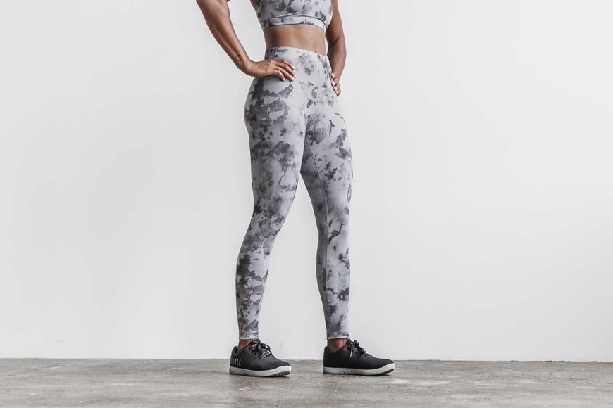 Cloud / Black Tie-Dye Nobull High-Rise Tight (Tie-Dye) | 547LAMQIG