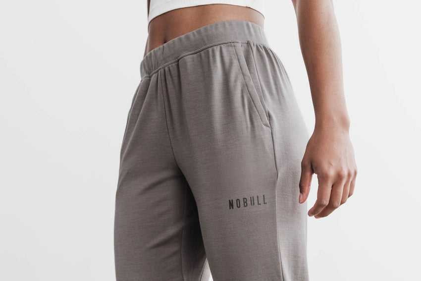 Dark Fallen Rock Nobull Women'S Blended Merino Wool Jogger | 614USTCRB