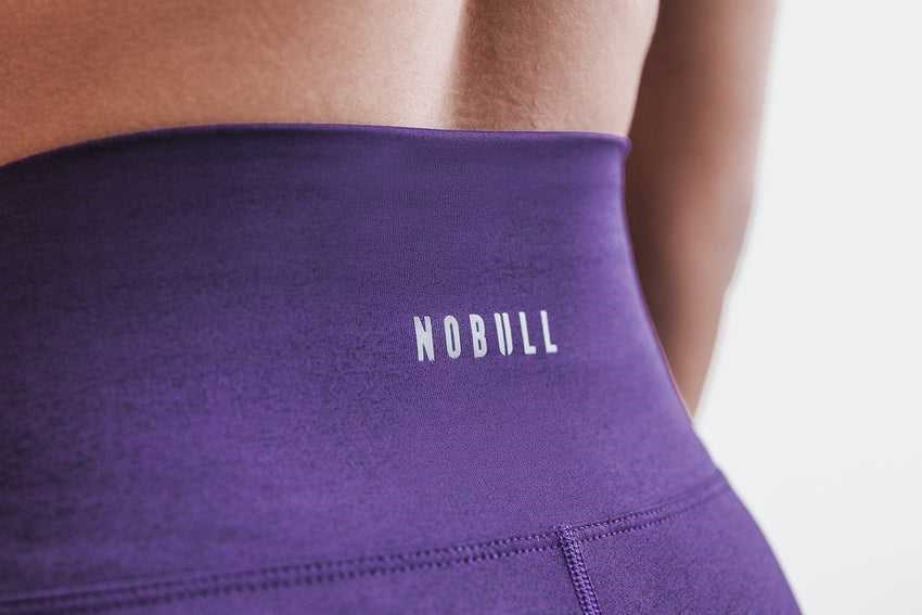 Dark Purple Heather Nobull High-Rise Tight (Plush Heather) | 529GWAOVJ