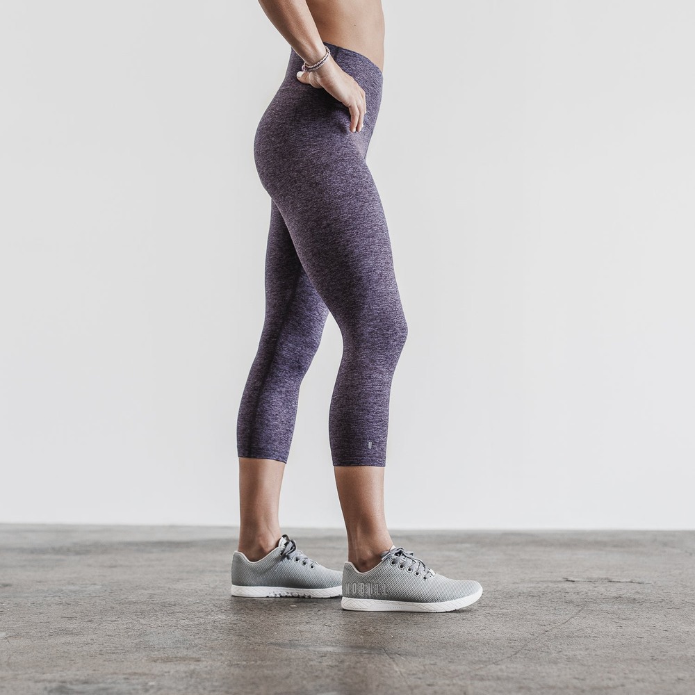 Deep Lavender Heather Matte Nobull High-Rise Matte Tight 21\