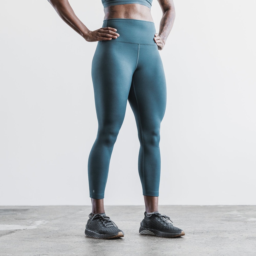 Deep Teal Matte Nobull High-Rise Matte Tight 25\