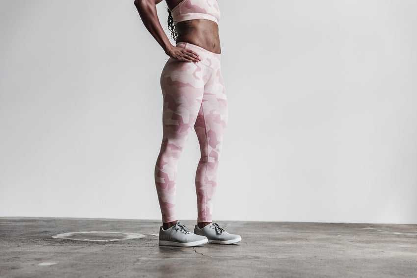 Dusty Rose Camo Melange Nobull Mid-Rise Tight (Melange) | 586CSHENG