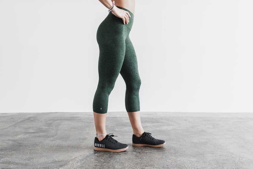 Hunter Heather Matte Nobull High-Rise Crop (Matte) | 013IMZPOL