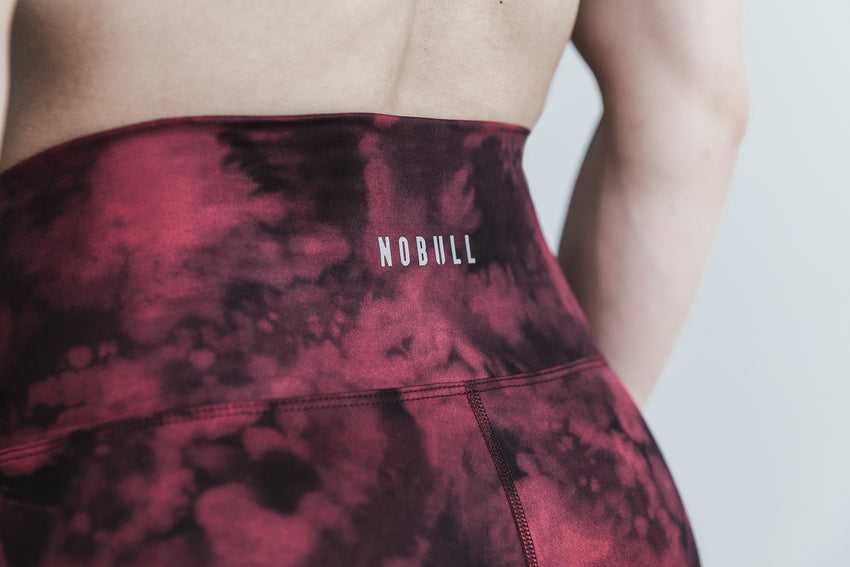 Lava / Black Tie-Dye Nobull High-Rise Crop (Tie-Dye) | 689SBOYCA