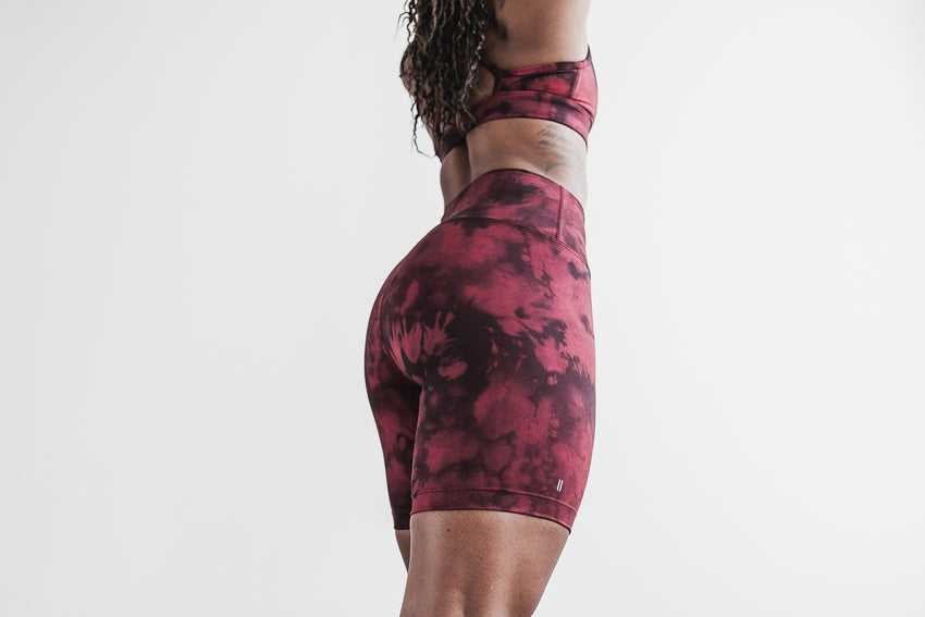 Lava / Black Tie-Dye Nobull High-Rise Short 6 inches (Tie-Dye) | 180FLIBWU