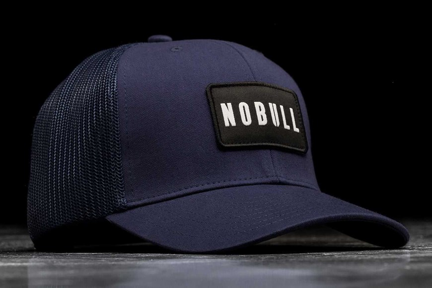 Navy Nobull Nobull Curved-Brim Trucker | 385NKQBXM