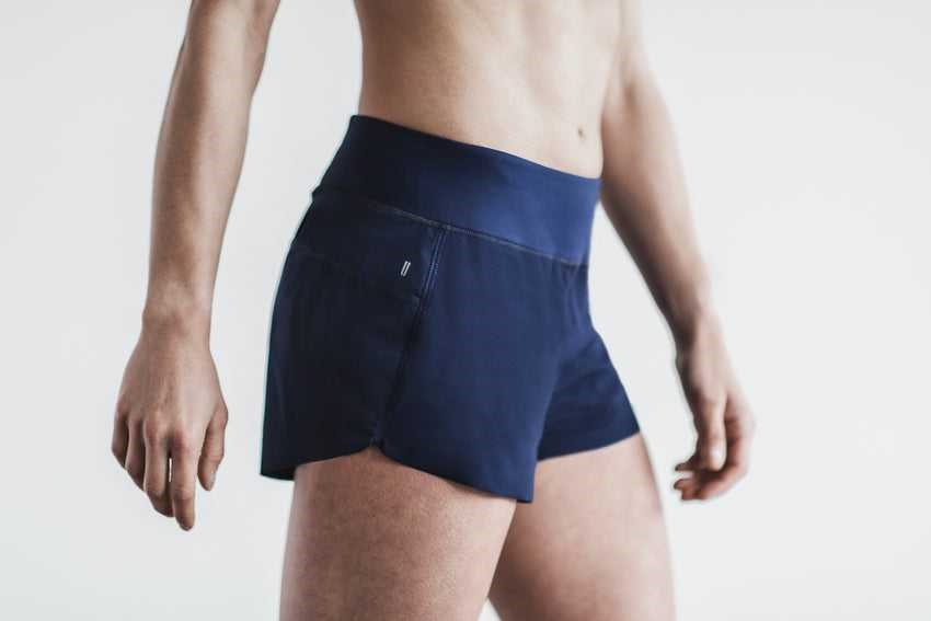 Navy Nobull Pace Short 3 inches | 759AQEMJC