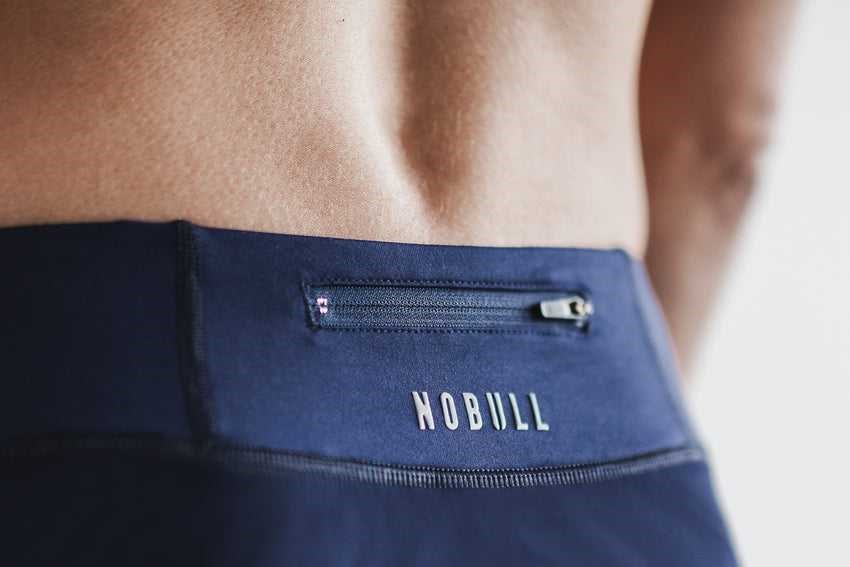 Navy Nobull Pace Short 3 inches | 759AQEMJC