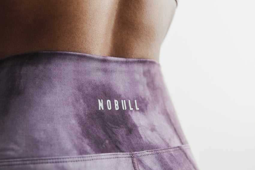 Nightshade / Plum Tie-Dye Nobull High-Rise Short 6 inches (Tie-Dye) | 736MLIXNB