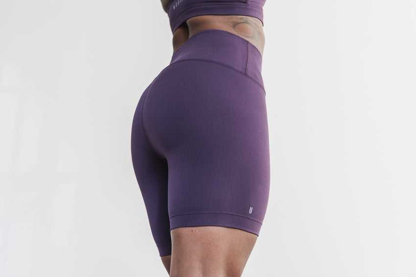 Plum Matte Nobull High-Rise Short 6 inches (Matte) | 564AFVLNJ