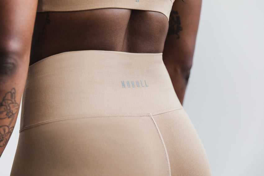 Sand Matte Nobull High-Rise Crop (Matte) | 345IEQXSZ