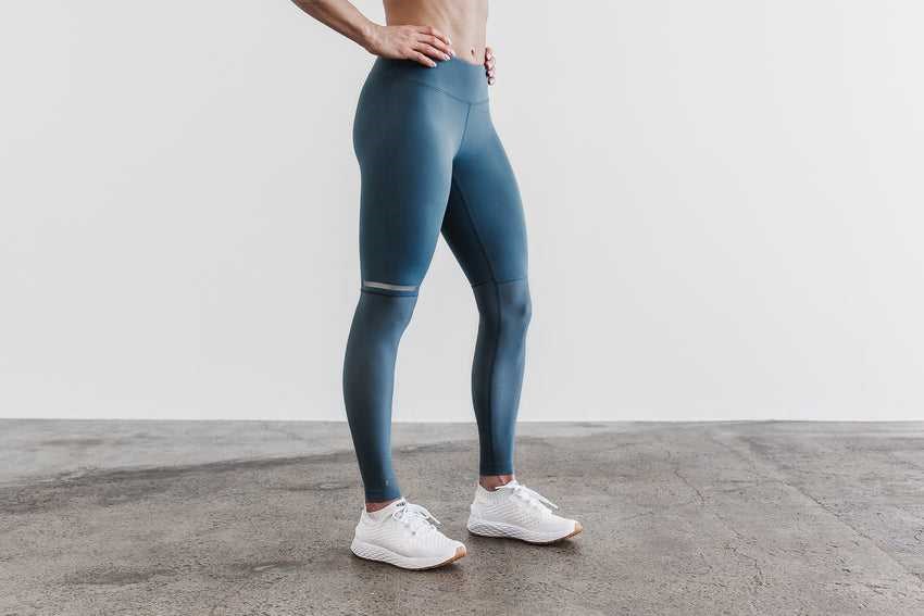 Steel Blue Nobull Pace Tight | 152NDKFMO