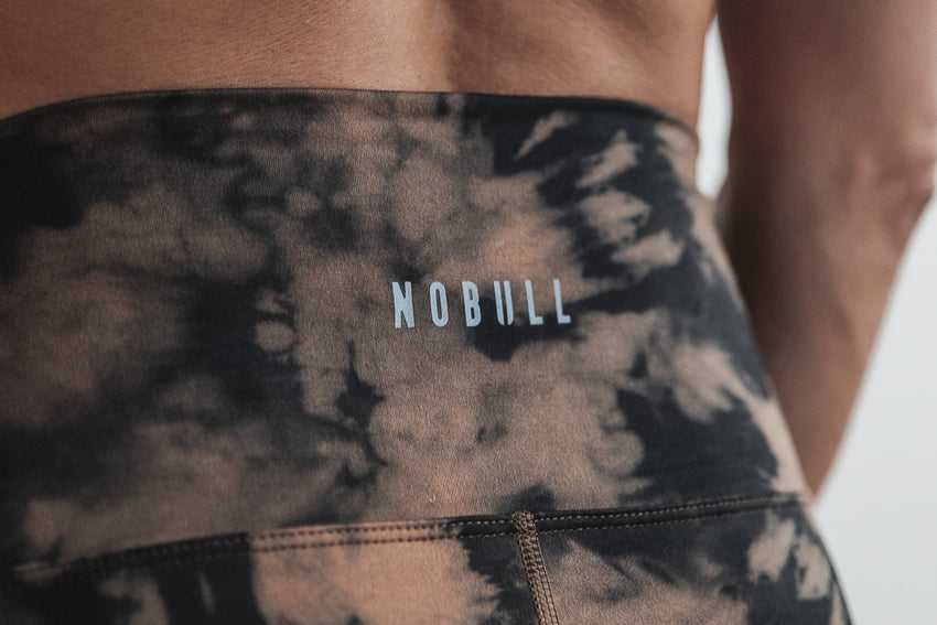 Toffee / Black Tie-Dye Nobull High-Rise Tight (Tie-Dye) | 517QDRPKH