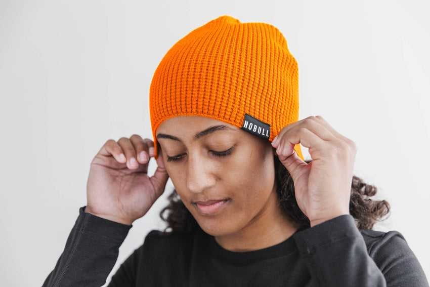 Waffle Beanie Nobull Waffle Beanie (Neon) | 412WKAZJX