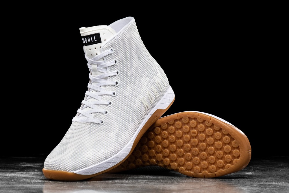 White Camo Nobull High-Top Outwork | SCGDJ6270