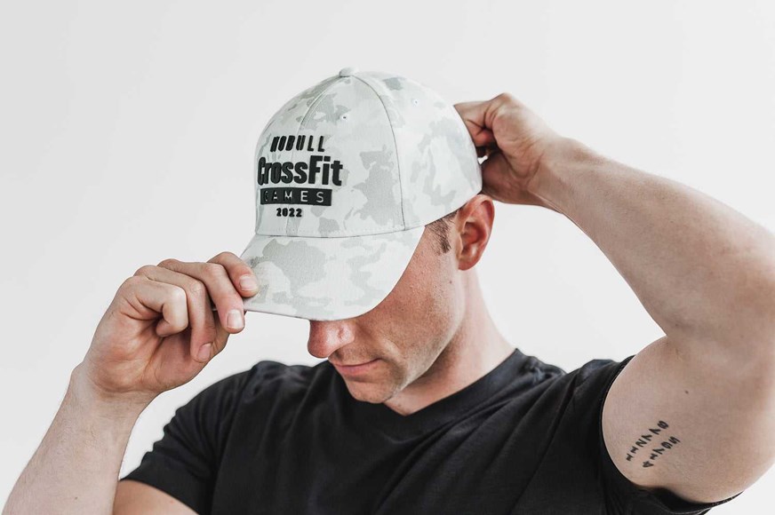 White Continental Camo Nobull Nobull Crossfit Games 2022 Classic Hat | 982EIRSXA