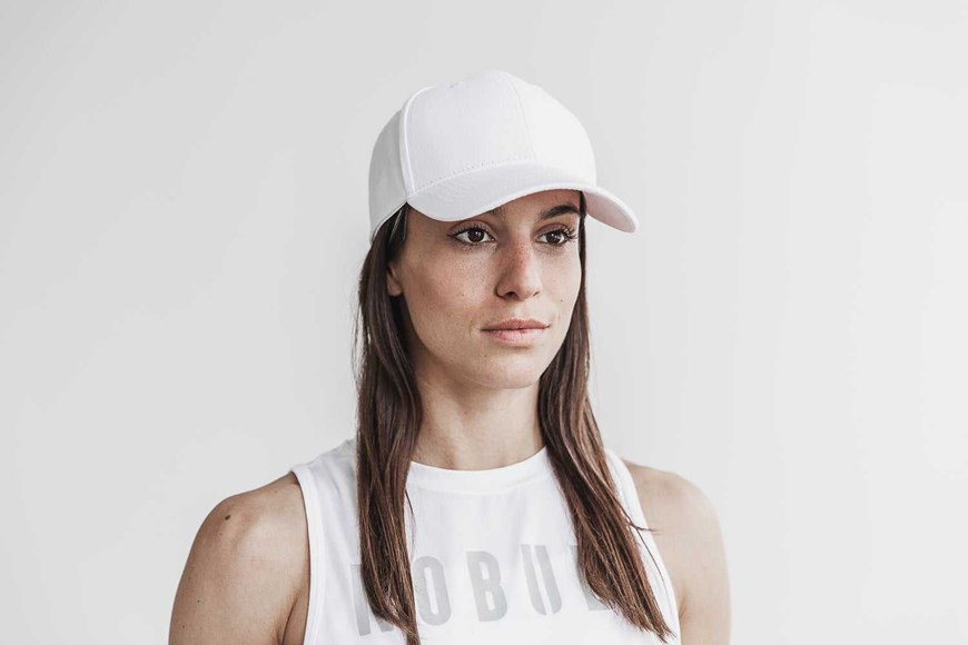 White Nobull Horns Classic Hat | 507DZYLFH